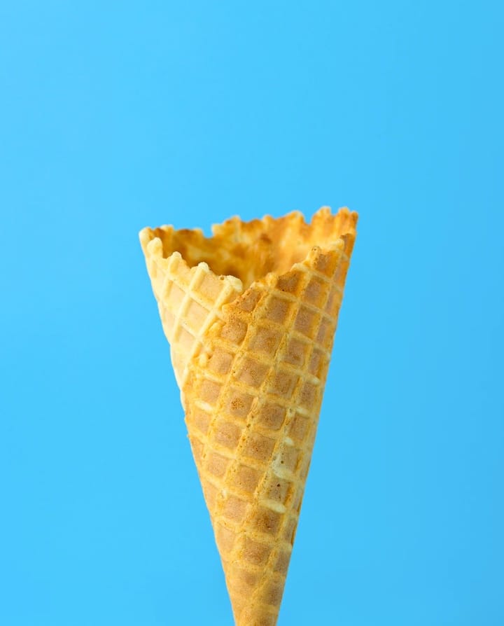 photo of an ice-cream cone